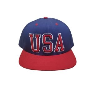 Old School Homage USA Snapback Hat